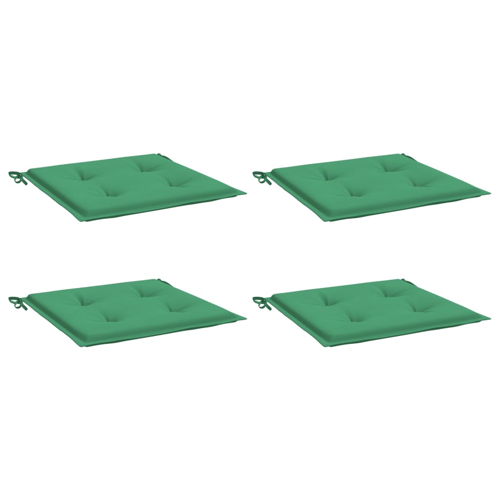Vidaxl Garden Chair Cushions 4 ST 50X50X3 CM OXFORD Fabric vert