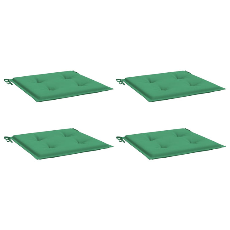 Vidaxl Garden Chair Cushions 4 ST 50X50X3 CM OXFORD Fabric vert