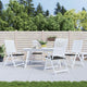 Coussins de chaise de jardin vidaxl 4 ST 50x50x3 cm Oxford tissu noir