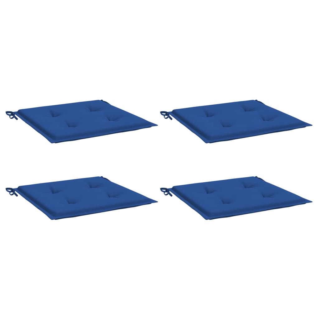 Vidaxl Garden Chair Cushions 4 ST 50X50X3 CM OXFORD TAST ROYAL BLEU