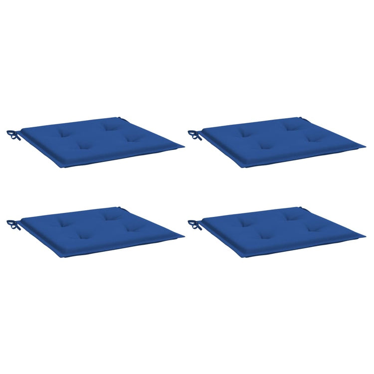 Vidaxl Garden Chair Cushions 4 ST 50X50X3 CM OXFORD TAST ROYAL BLEU