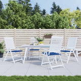 Vidaxl Garden Chair Cushions 4 ST 50X50X3 CM OXFORD TAST ROYAL BLEU - afbeelding 1
