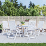 VidaXL coussins de chaise de jardin 6 pcs 50x50x4 cm tissu oxford motif losange gris - afbeelding 1