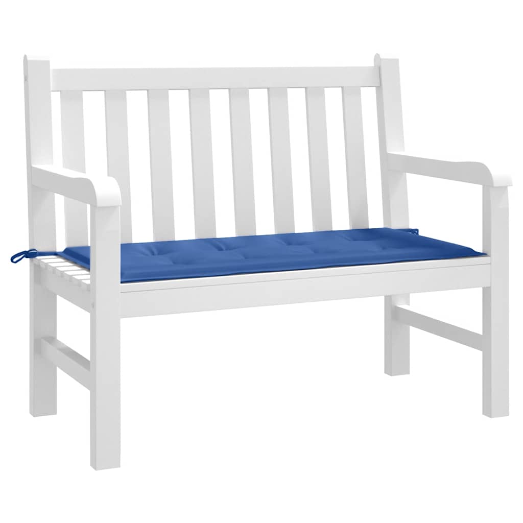 Vidaxl jardin banc coussin 100x50x3 cm oxford tissu royal bleu