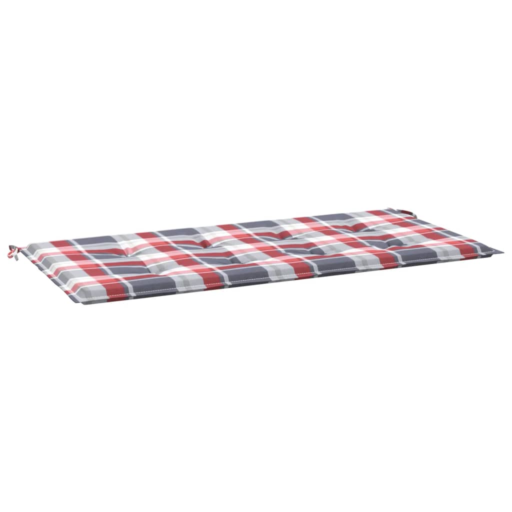 Vidaxl jardin banc coussin 100x50x3 cm oxford tissu diamant motif rouge