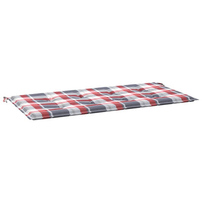 Vidaxl jardin banc coussin 100x50x3 cm oxford tissu diamant motif rouge