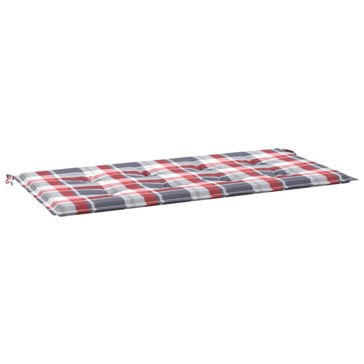 Vidaxl jardin banc coussin 100x50x3 cm oxford tissu diamant motif rouge