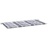 Vidaxl jardin banc coussin 100x50x3 cm oxford tissu diamant motif gris