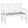 Vidaxl jardin banc coussin 100x50x3 cm oxford tissu diamant motif gris