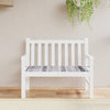 Vidaxl jardin banc coussin 100x50x3 cm oxford tissu diamant motif gris