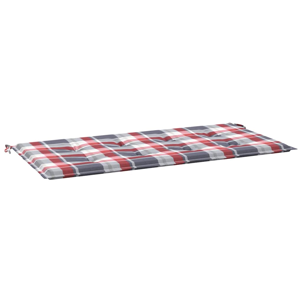 Vidaxl jardin banc coussin 120x50x3 cm oxford tissu diamant motif rouge