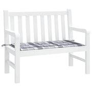 Vidaxl jardin banc coussin 120x50x3 cm oxford tissu diamant motif gris - afbeelding 3