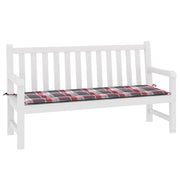 Vidaxl jardin banc coussin 150x50x3 cm oxford tissu diamant motif rouge - afbeelding 3