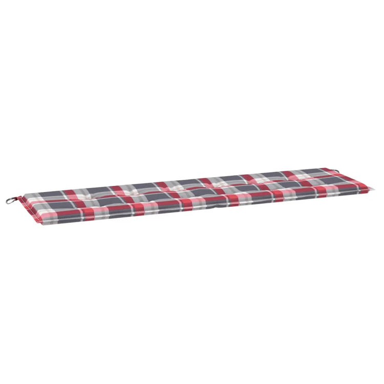 Vidaxl jardin banc coussin 180x50x3 cm oxford tissu diamant motif rouge