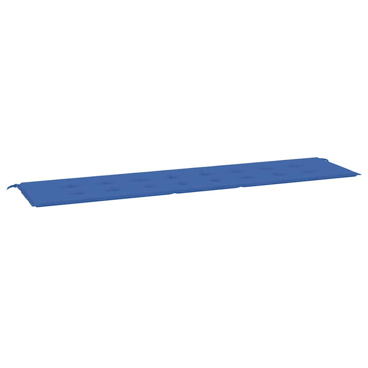 Vidaxl jardin banc coussin 200x50x3 cm oxford tissu royal bleu