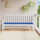Vidaxl jardin banc coussin 200x50x3 cm oxford tissu royal bleu