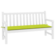 Vidaxl Garden Banc Cushion 200x50x3 cm Oxford tissu vert transparent - afbeelding 3