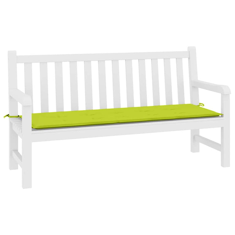Vidaxl Garden Banc Cushion 200x50x3 cm Oxford tissu vert transparent