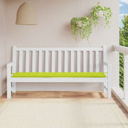 Vidaxl Garden Banc Cushion 200x50x3 cm Oxford tissu vert transparent - afbeelding 1