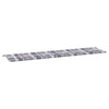 Vidaxl jardin banc coussin 200x50x3 cm oxford tissu diamant motif gris