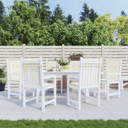 Coussins de chaise de jardin vidaxl 6 pcs 100x50x3 cm crème tissu oxford -colore - afbeelding 1