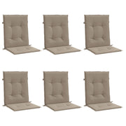 Vidaxl Garden Chair Cushions 6 PCS 100x50x3 cm Oxford Fabric Taupe - afbeelding 3
