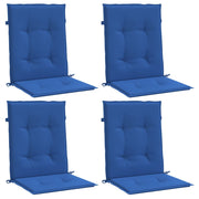 Vidaxl Garden Chair Cushions 4 PCS 100x50x3 cm Oxford tissu Royal Blue - afbeelding 3