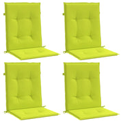 Coussins de chaise de jardin vidaxl 4 pcs 100x50x3 cm tissu oxford vert transparent vert - afbeelding 3