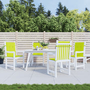 Coussins de chaise de jardin vidaxl 4 pcs 100x50x3 cm tissu oxford vert transparent vert - afbeelding 1