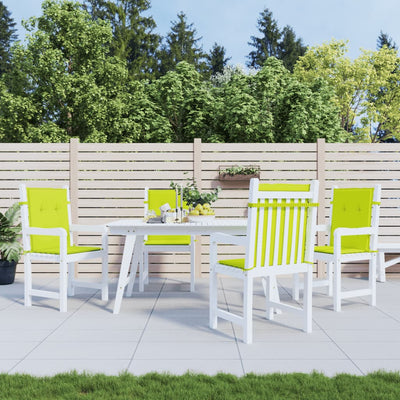 Coussins de chaise de jardin vidaxl 4 pcs 100x50x3 cm tissu oxford vert transparent vert