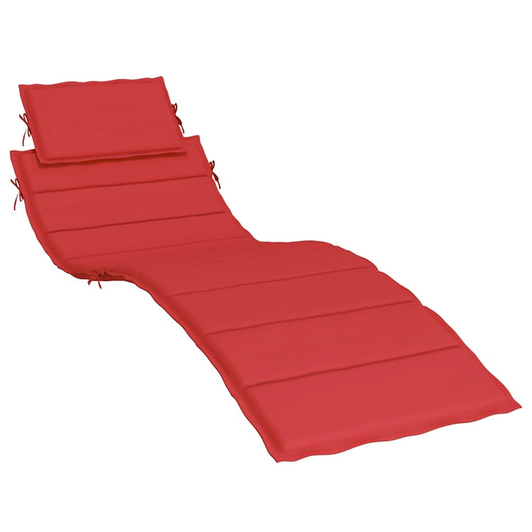 Coussin du salon vidaxl 186x58x3 cm oxford tissu rouge
