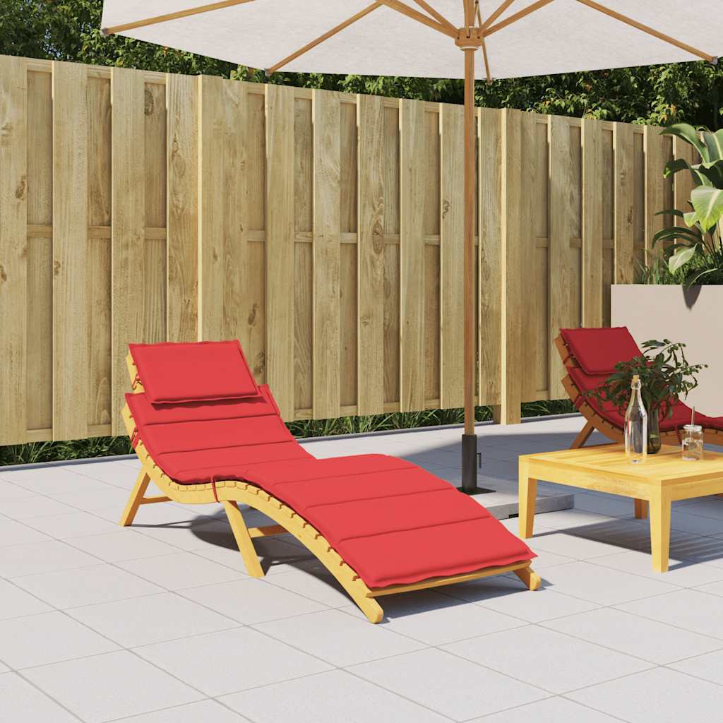 Coussin du salon vidaxl 186x58x3 cm oxford tissu rouge