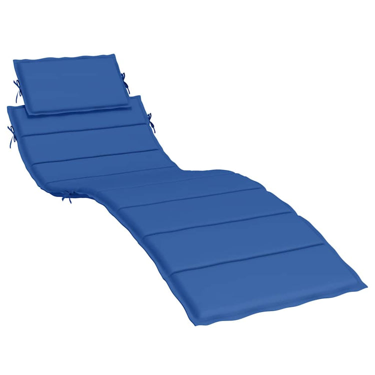 Vidaxl Lounger Cushion 186x58x3 cm Oxford tissu Royal Blue