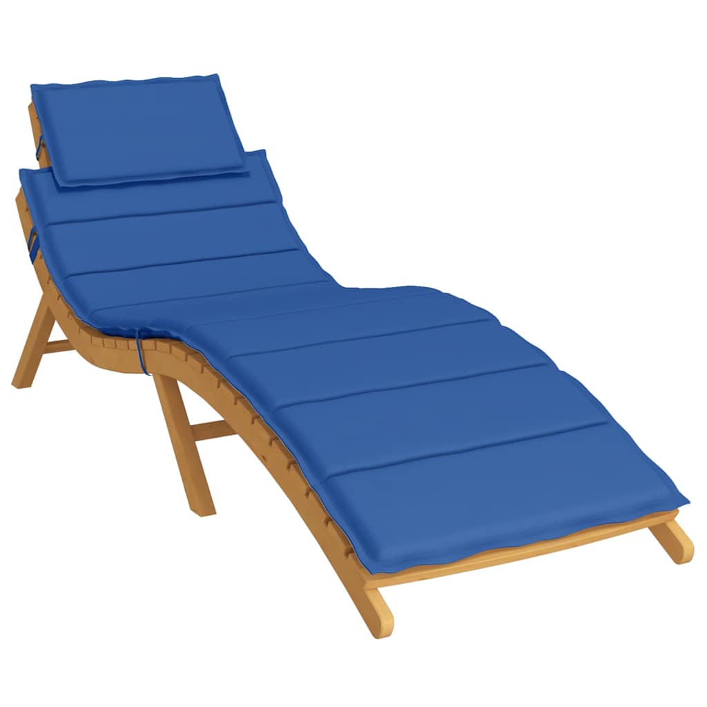 Vidaxl Lounger Cushion 186x58x3 cm Oxford tissu Royal Blue