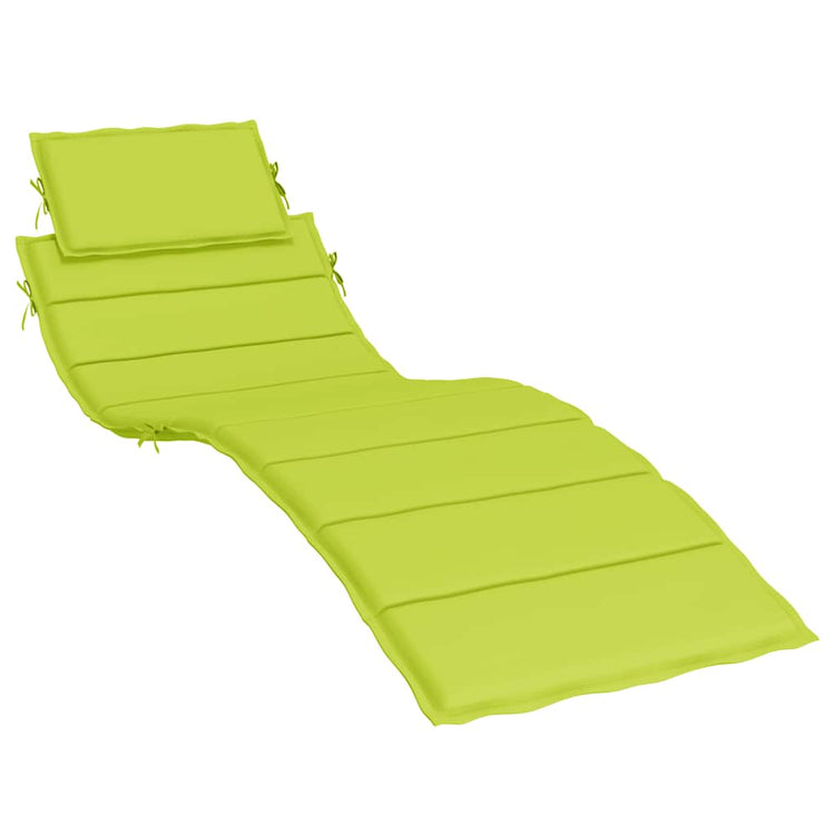 Vidaxl Lounger Cushion 186x58x3 cm Oxford tissu vert clair