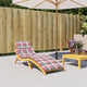 Vidaxl coussin lounger 186x58x3 cm oxford tissu diamant motif rouge