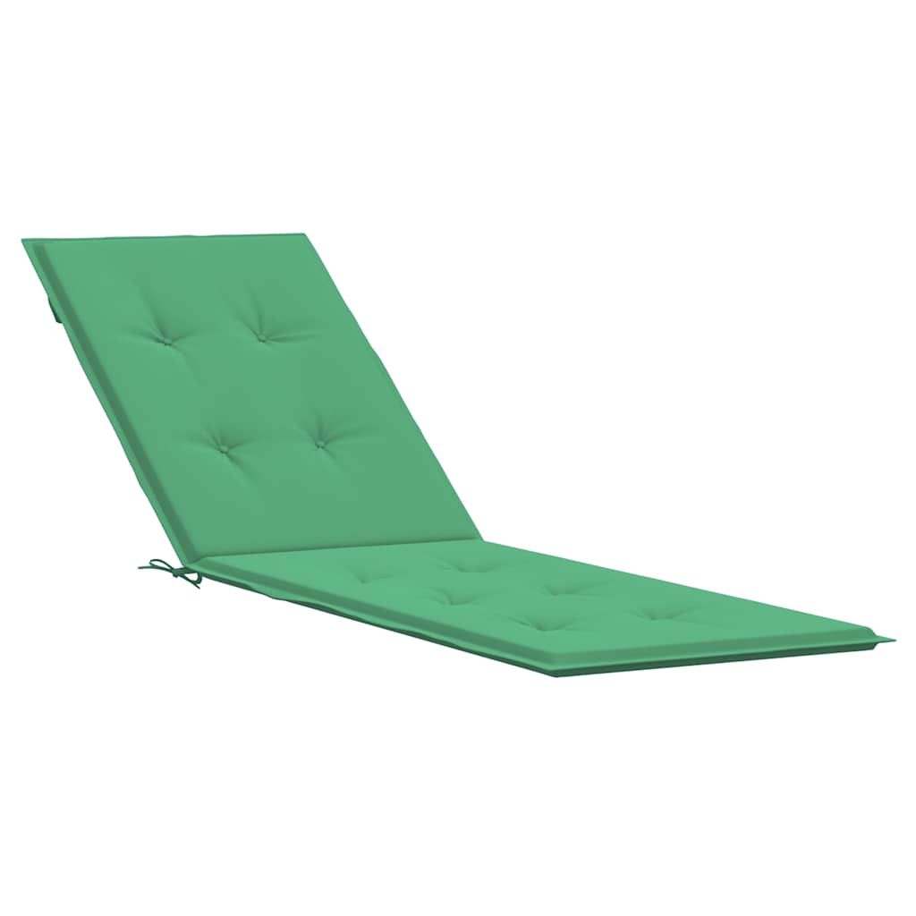 Coussin de chaise de patio Vidaxl (75 + 105) Green x50x4 cm