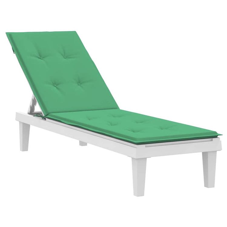 Coussin de chaise de patio Vidaxl (75 + 105) Green x50x4 cm