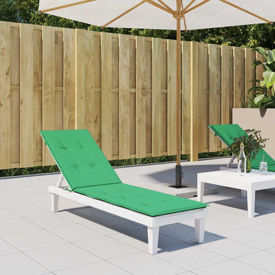 Coussin de chaise de patio Vidaxl (75 + 105) Green x50x4 cm