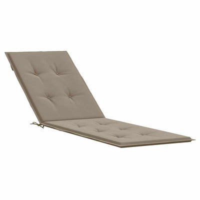 Coussin de chaise de patio vidaxl (75 + 105) x50x4 cm taupe