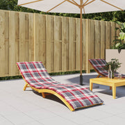 Vidaxl Lounger Cushion 200x50x3 cm Oxford tissu diamant motif rouge - afbeelding 1