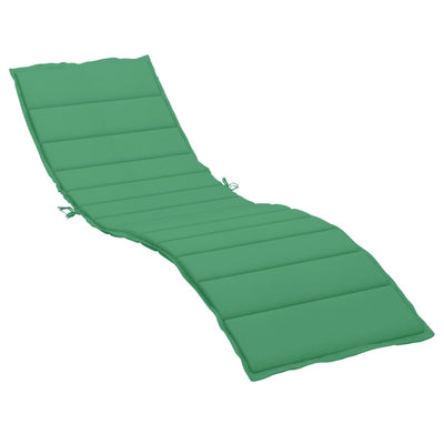 Vidaxl Lounge Cushion 200x70x3 cm Oxford tissu vert