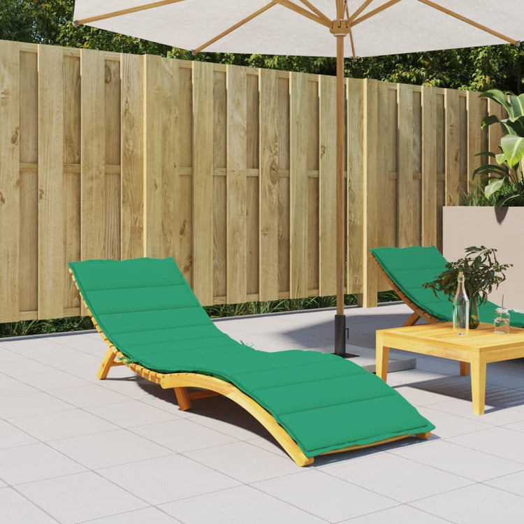 Vidaxl Lounge Cushion 200x70x3 cm Oxford tissu vert