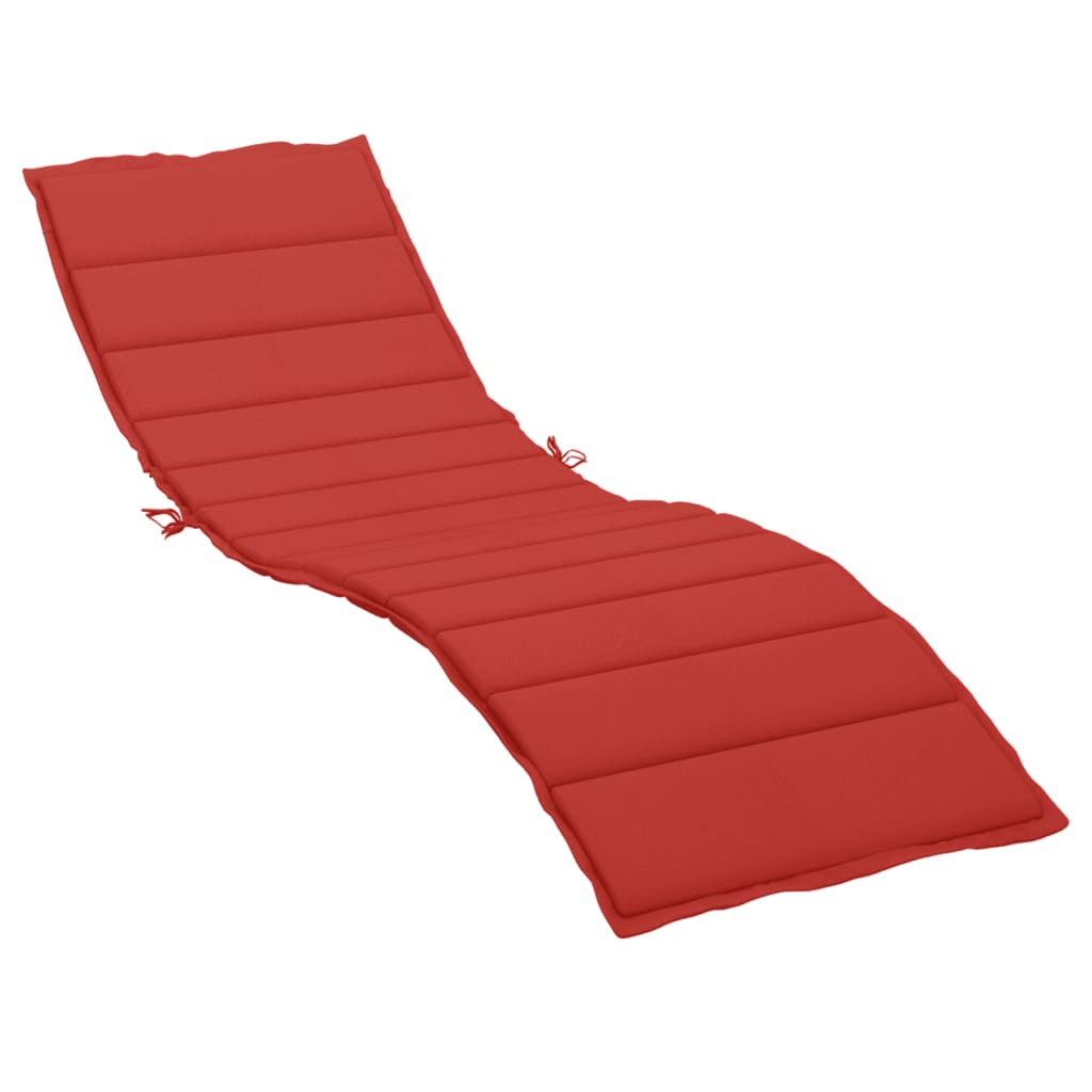 Vidaxl Lounge Cushion 200x70x3 cm oxford tissu rouge