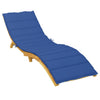 Vidaxl Lounger Cushion 200x70x3 cm Oxford tissu Royal Blue