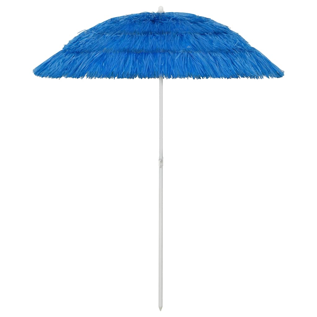 Vidaxl StrandParasol Hawaii 180 cm bleu