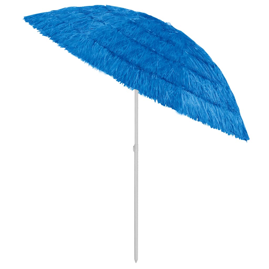 Vidaxl StrandParasol Hawaii 240 cm bleu