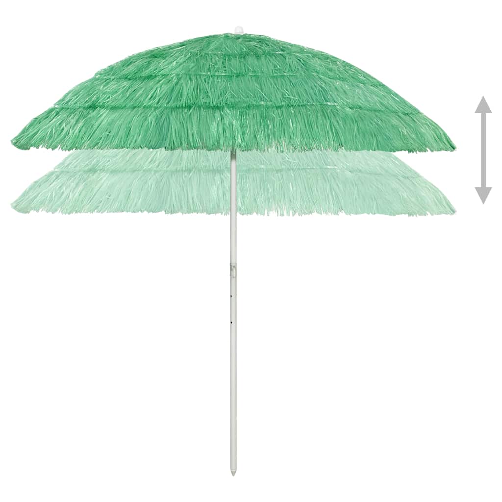 Vidaxl StrandParasol Hawaii 240 cm vert