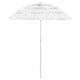 Vidaxl StrandParasol Hawaii 180 cm blanc