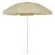 VidaXL parasol de plage 240 cm jaune sable